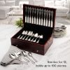 Picture of Wallace  Felt Lined Flatware Storage Chest With Drawer 15 Inch Dark Walnut