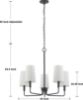 Picture of Homebelife  Farmhouse Chandelier Lighting Fixture, 5-light Modern Island Light