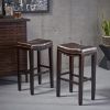 Picture of Christopher Knight Home Avondale Backless Bar Stools, 2-Pcs Set, Brown