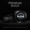 Picture of Logitech G PRO Gaming Headset 2nd Generation Comfortable and Durable with PRO-G 50 mm Audio Drivers, Steel and Memory Foam, for PC,PS5,PS4 - Black