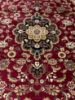 Picture of Medallion Kashan Red Traditional Rug Area 6'7x9'6.