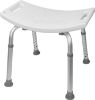 Picture of Vaunn Medical  Shower Chair Bath Seat With Padded Arms, Removable Back And Adjustable Legs, Bathtub Safety And Support