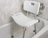 Picture of Vaunn Medical  Shower Chair Bath Seat With Padded Arms, Removable Back And Adjustable Legs, Bathtub Safety And Support