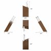 Picture of Cangshan Elbert Series 3-Piece Cleaver Knife Block Set- WHITE.