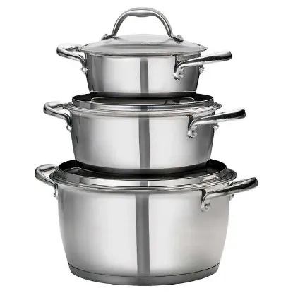 Picture of Tramontina 6-piece Stackable Sauce Pot Set