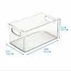 Picture of IDesign Linus Plastic Fridge/Pantry Kitchen Organizer Bins, Set of 4