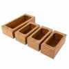 Picture of Seville Classics Bamboo Bag Storage Organizer, Set of 4