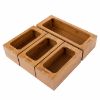 Picture of Seville Classics Bamboo Bag Storage Organizer, Set of 4