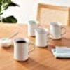 Picture of Le Creuset Stoneware Set of 4 Mugs, 14 oz. each, White