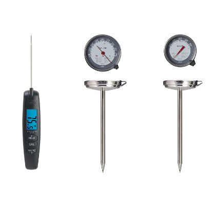 Picture of Taylor Thermometer 3Pc Set Includes 1 Super Fast Digital Thermometer and 2 Leave-in Oven-Safe Analog Meat Thermometers.