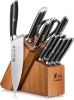 Picture of Cangshan German Steel Forged 12-Piece Knife Block Set, Acacia -BLACK.