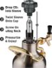 Picture of GrowlerWerks uKeg Carbonated Growler-Great Gift for Beer Lovers, 64 oz, Stainless Steel