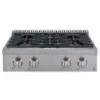 Picture of ANCONA Commercial Style 30 in. Slide-In Gas Cooktop in Stainless Steel with 4 Burners