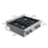 Picture of ANCONA Commercial Style 30 in. Slide-In Gas Cooktop in Stainless Steel with 4 Burners