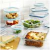 Picture of Snapware Pyrex 18-piece Glass Food Storage Set.