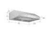 Picture of  ANCONA Advanta Pro Elite 30 in. Range Hood  AN-1219