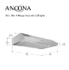 Picture of  ANCONA Slim III 30 in. with LED lights Range Hood AN-1217