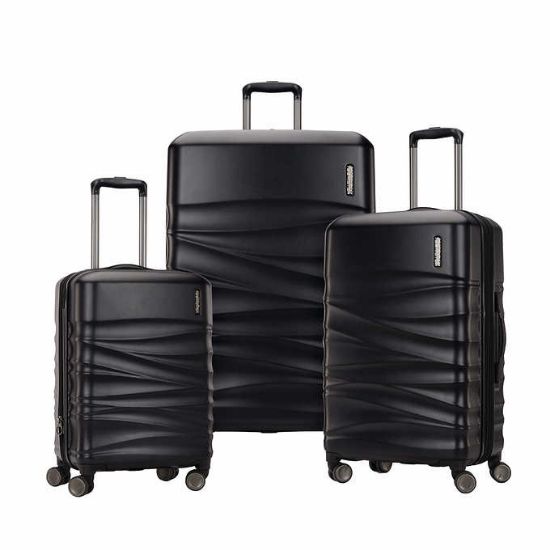 Picture of American Tourister Tranquil 3-Piece Hardside Set In BLACK