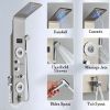 Picture of  Shower Panel Tower System , Stainless Steel Shower Tower with Multi-Functions, Waterfall Showerhead, Massage Shower Jets, Rain Shower System