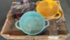 Picture of Over and back Comfort Food 6-piece Bowl Set Colored Stoneware Dishwasher and Microwave Safe.