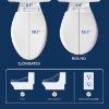 Picture of Bio Bidet Ultimate BB-600 Bidet Toilet Seat, adjustable Heated Seat and Freshwater, Dual Nozzle Sprayer, Posterior Feminine Wash, Elongated