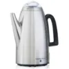 Picture of Hamilton Beach 12 Cup Electric Percolator Easy Pour Spout, Stainless Steel