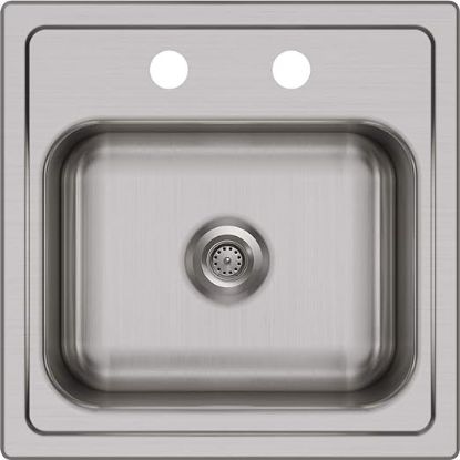 Picture of Elkay DSEP1515C Dayton Single Bowl Drop-in Stainless Steel Bar Sink + Faucet Kit