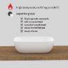 Picture of J-FAMILY 14.5'' x 10'' Bathroom Small Vessel Sink Above Counter White Porcelain Ceramic Sink Bowl Small Vanity Sink Lavatory Wash Hand Basin