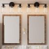 Picture of CEINOL Bathroom Vanity Light with LED Bulbs, Wall Sconce Light Fixture Indoor, Modern Bathroom Lamp Over Mirror Black 3 Light