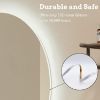 Picture of BuLife 24 Inch Round LED Bathroom Mirror Backlit Anti-Fog 3 Colors Light Dimmable Wall Mounted Lighted Bathroom Vanity Mirror Smart Makeup Mirror with Touch Switch