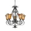 Picture of Millennium Lighting 7125 Gold Chatsworth 5-Light Single Tier Chandelier