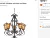 Picture of Millennium Lighting 7125 Gold Chatsworth 5-Light Single Tier Chandelier