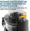 Picture of Elite Gourmet EJX600 Compact Small Space-Saving Masticating Slow Juicer, Cold Press Juice Extractor16 Oz Juice Cup