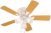 Picture of Harbor Breeze Centreville 42-in White LED Indoor Flush Mount Ceiling Fan with Light (5-Blade)