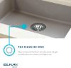 Picture of Elkay Quartz Classic ELGU251912PDWH0 White Single Bowl Undermount Laundry Sink with Perfect Drain