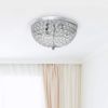 Picture of Elegant Designs 2 Light Polished Chrome Ceiling Light with Crystals -AEFM0001-CHM