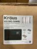 Picture of KRAUS Bellucci Workstation 30-inch Undermount Granite Composite Single Bowl Kitchen Sink in Metallic Black with Accessories