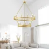 Picture of Acroma 20-Light 40in Wagon Wheel Chandelier