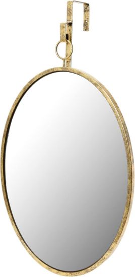 Picture of Creative Co-Op Framed Oval Wall Mirror with Hanging Bracket