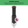 Picture of Chefman Cordless Power Portable Immersion Blender, Ice Crushing Power with One-Touch Speed Control, USB Charging