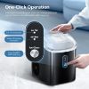 Picture of AGLUCKY Nugget Ice Maker Countertop, Portable Pebble Ice Maker Machine, 35lbs/Day Chewable Ice, Self-Cleaning