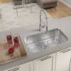 Picture of MR DIRECT 3218C Single Bowl Undermount Stainless Steel Sink, Cutting Board, Grid, and Basket Strainer