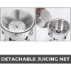 Picture of VEVOR Commercial Juice Extractor Heavy Duty Juicer Extractor Juicing both Fruit and Vegetable