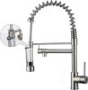 Picture of Kitchen Faucet with Pull Down Sprayer Contemporary Single Handle