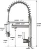 Picture of Kitchen Faucet with Pull Down Sprayer Contemporary Single Handle