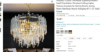 Picture of Aheylity Crystal Chandelier Lighting Modern Gold Chandeliers Pendant Ceiling Lights