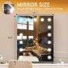 Picture of Hasipu Vanity Mirror with Lights, 18" x 23" LED Makeup Mirror with 15 Dimmable LED