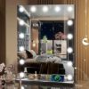 Picture of Hasipu Vanity Mirror with Lights, 18" x 23" LED Makeup Mirror with 15 Dimmable LED