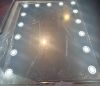 Picture of Hasipu Vanity Mirror with Lights, 18" x 23" LED Makeup Mirror with 15 Dimmable LED