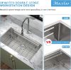 Picture of Mocoloo  33"x19"x10" Undermount Kitchen Sink Stainless Steel